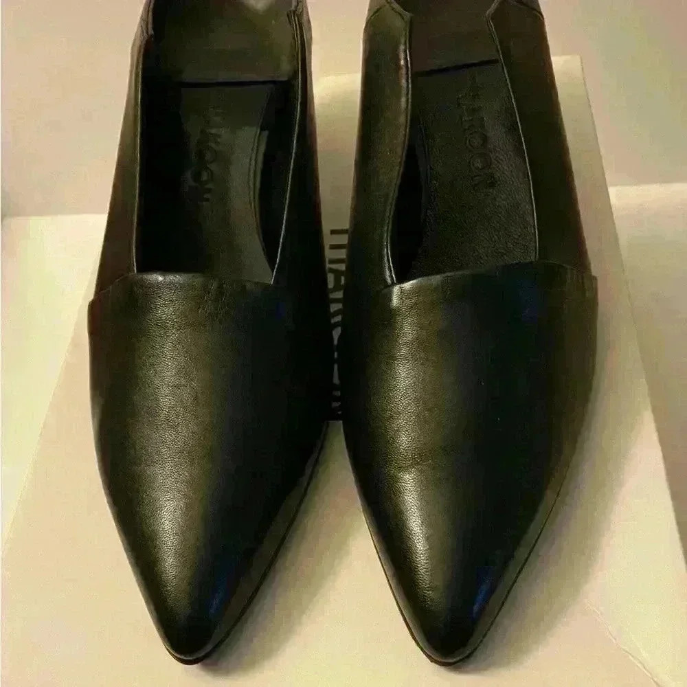 Thakoon Black Leather Kitten Heel Mules Various Sizes NIB - Picture 2 of 11